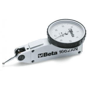 Relógio comparador analógico com ponteira ajustável, leitura: 0,01 mm